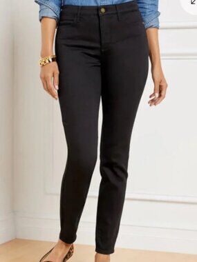 Talbots Black Flawless Hi- Rise Jegging Ankle jeans Size 14P #2614